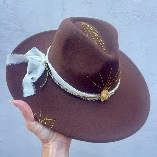 Imperfectly Perfect - Crown of Light - Brown with Citrine