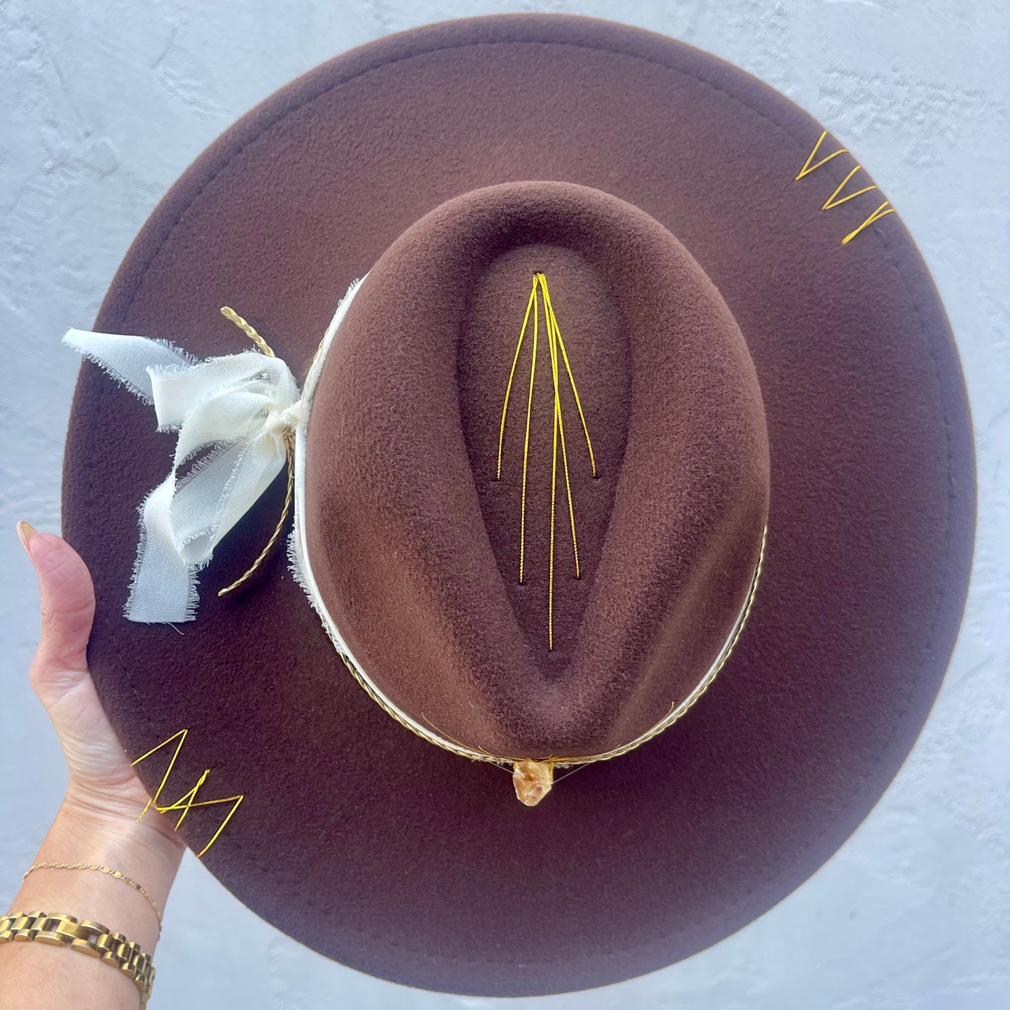 Imperfectly Perfect - Crown of Light - Brown with Citrine