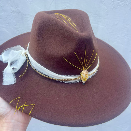 Imperfectly Perfect - Crown of Light - Brown with Citrine